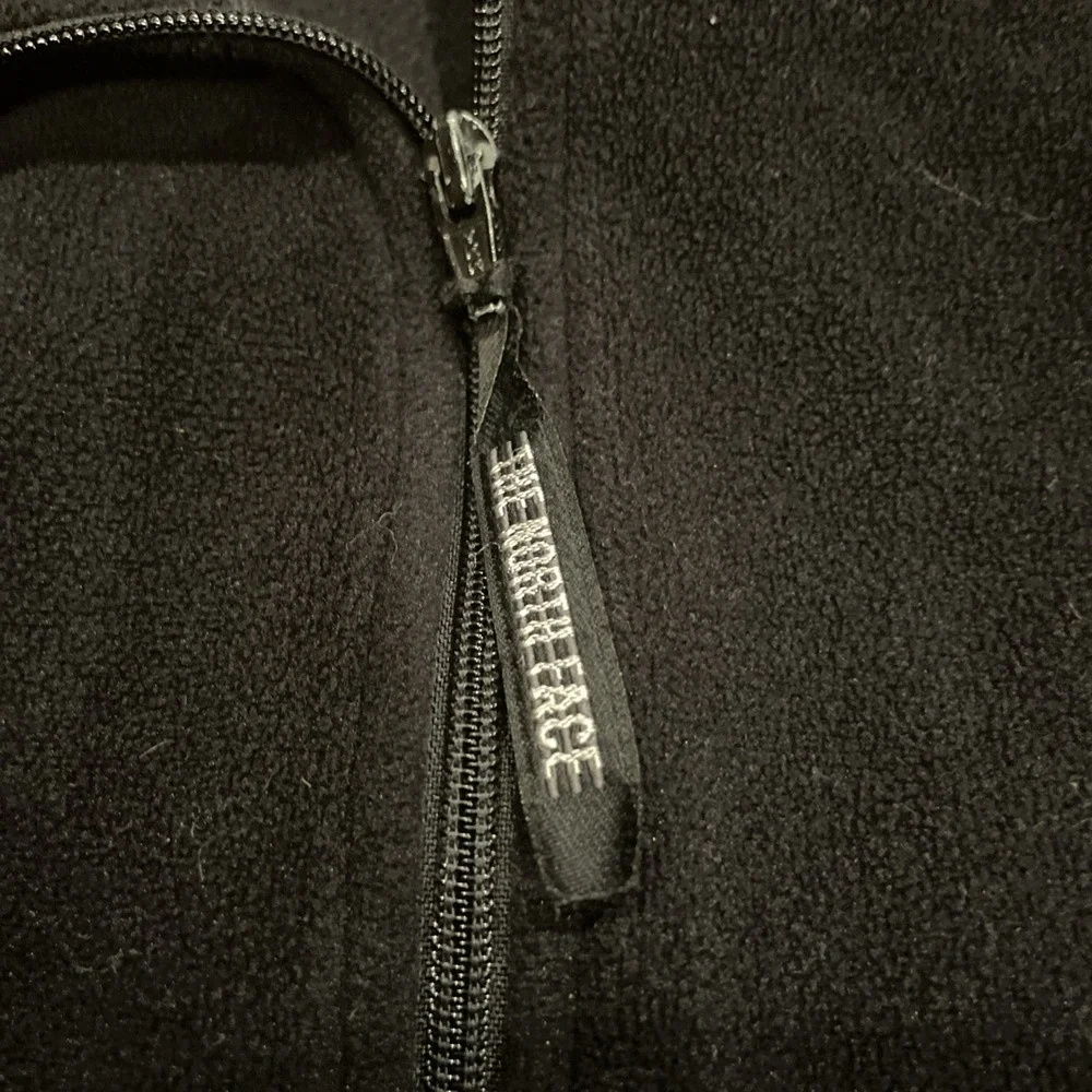 Vintage The North Face Men's Fleece Sweater Vest Made‎ in USA Black Size Medium
